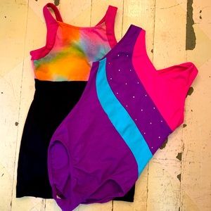 2  FOR THE PRICE OF ONE gymnastics leotard size 6